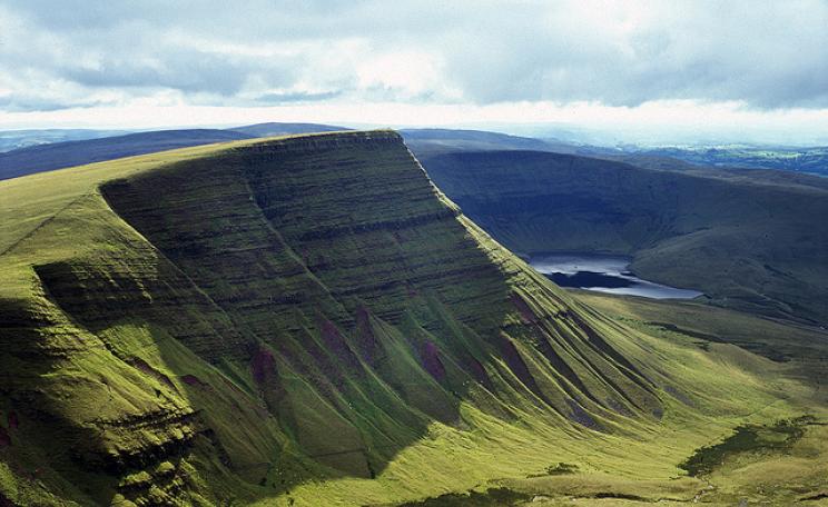 Just outside the Brecon Beacons National Park in South Wales (pictured), on common land high above Ebbw Vale, developers want to build a 3.5 mile motor racing complex. Photo: Ross Merritt via Flickr.