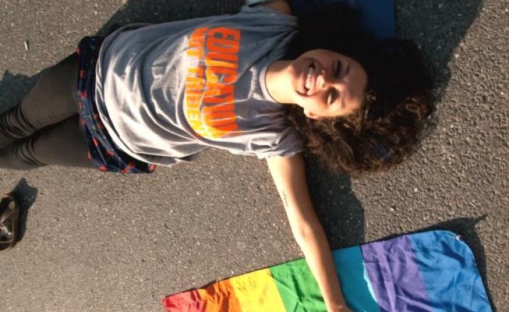 Education not Trident! Burghfield Blockade May 19th, 2014. Photo: AWEAction.