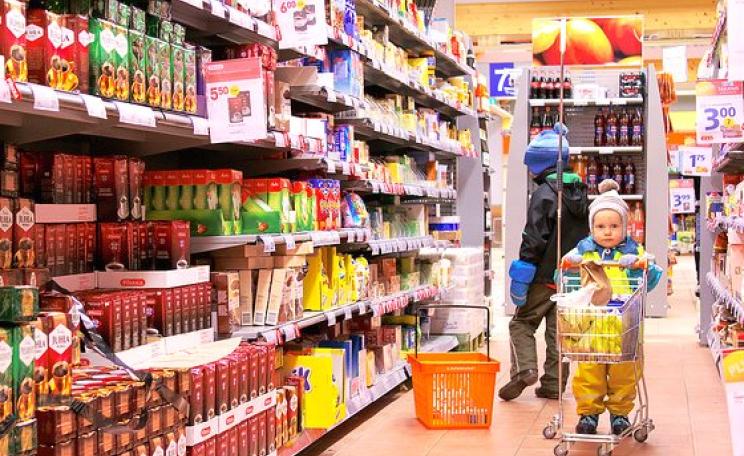 It's estimated that 70% of food products in US supermarkets contain GMO ingredients. With TTIP, things could soon go the same way in the UK and other European countries. Photo:  Jaro Larnos via Flickr (CC BY).