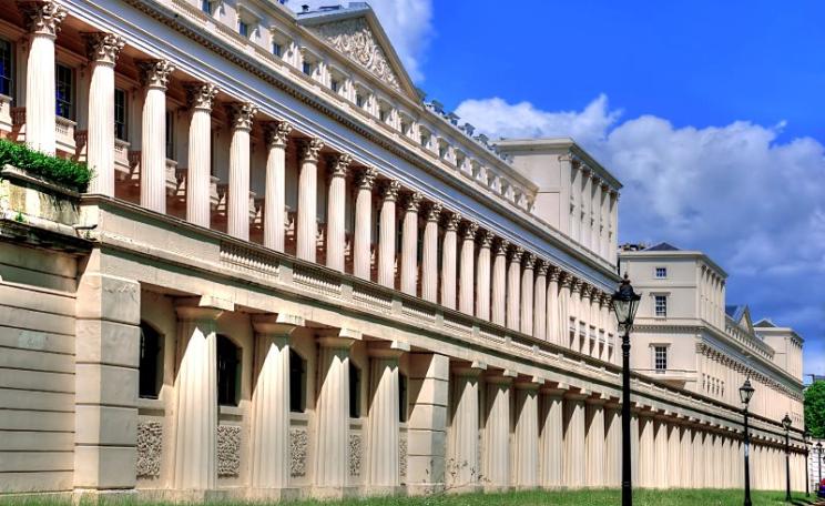 Behind its palatial Nash facade facing London's St James's Park, the Royal Society is maintaining an undignified silence on its partisan defence of GMOs. Photo: Steve Slater via Flickr (CC BY).