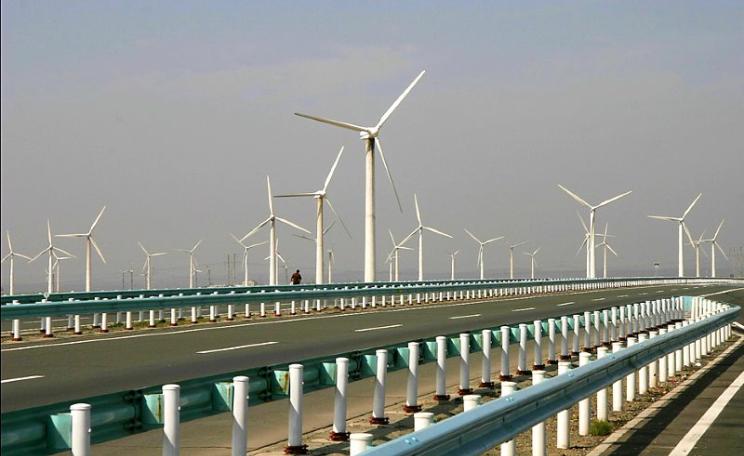 China has chosen its energy future - and it will be renewable. A huge windfarm in Xinjiang. Photo: Mike Locke via Flickr (CC BY-ND).