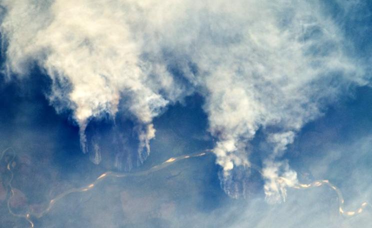 The new normal? We simply don't know. Fires along the Rio Xingu, Brazil, 17th September 2011. Photo: NASA's Earth Observatory via Flickr (CC BY).