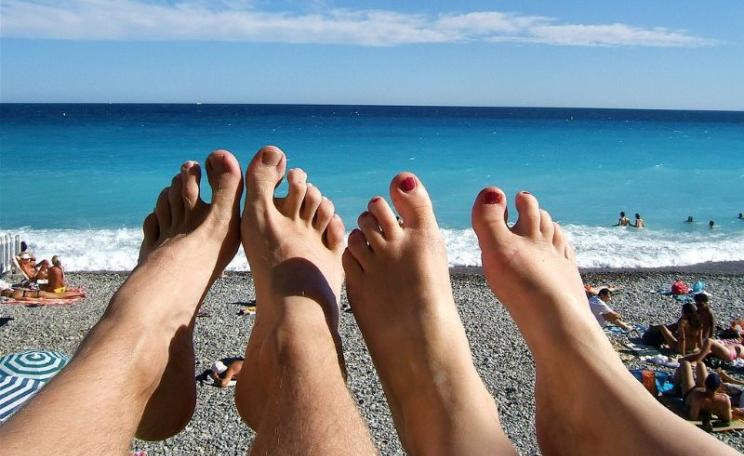 Hot is good - up to a point! On the beach at Magnan, Nice in France's Cote d'Azur. Photo: Juska Wendland via Flickr (CC BY-NC).