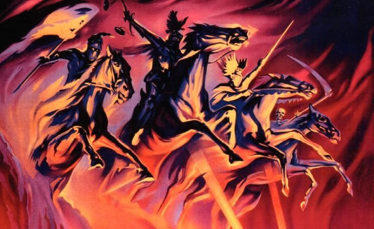 From the poster for the 1962 film 'Les Quatre Cavaliers de l'Acopalypse'. Photo: CartelesCine via Flickr (CC BY-NC-SA).