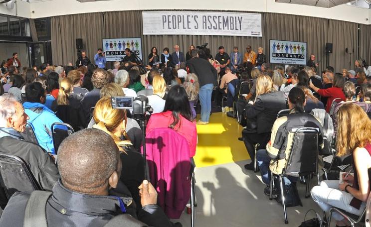 How it all began: Monsanto Tribunal Opening day, 14th October 2016. Photo: Monsanto Tribunal via Flickr (CC BY-NC).