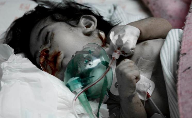 Child at Shifa hospital, Gaza, 10th April 2008. Photo: Kashfi Halford via Flickr (CC BY-NC).
