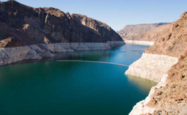 Water levels in the Colorado River reservoirs have fallen to 59 per cent of capacity.