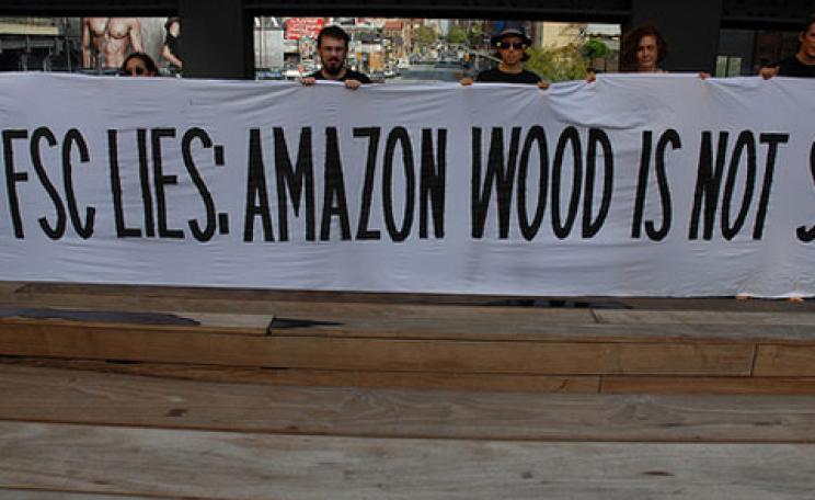 FSC protest in New York